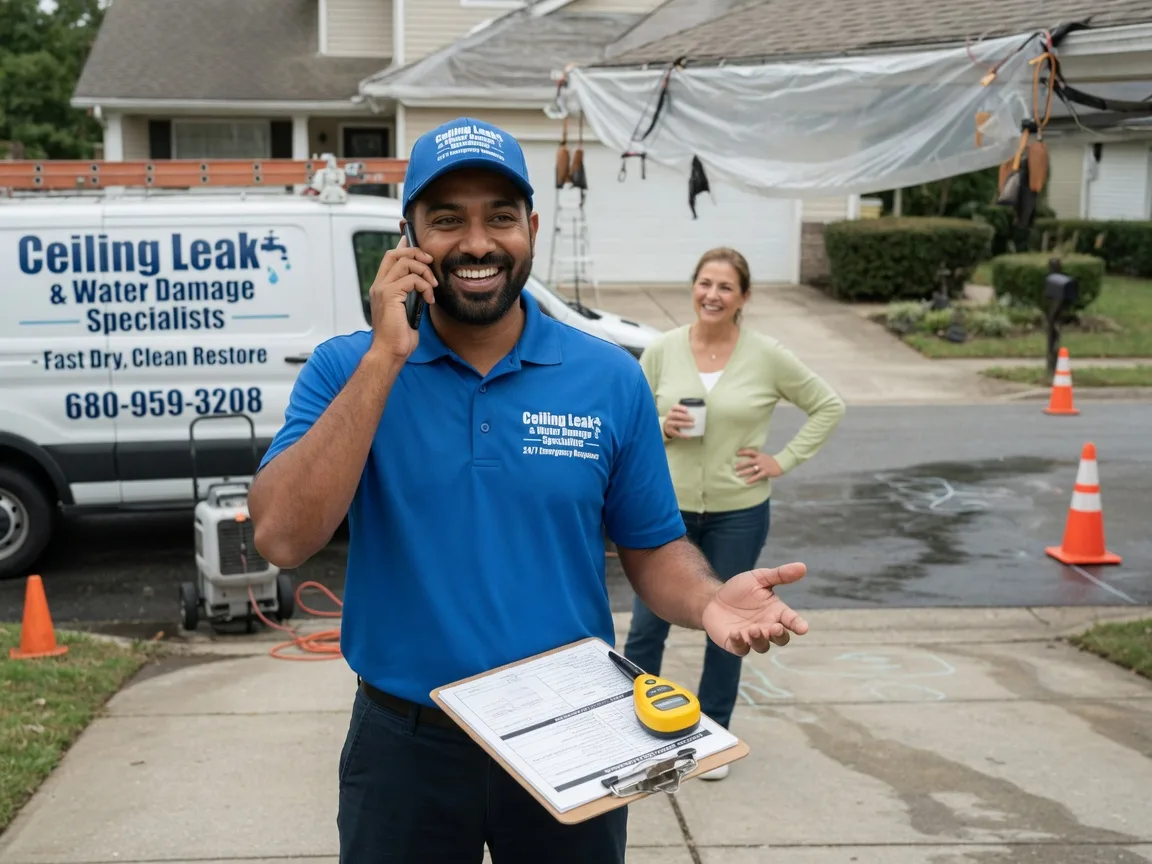 Ceiling Leak Cleanup Bishop, VA FAQs